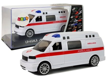 Ambulance S Hnacím Mechanismem a Zvukem Sirény Osvětlení