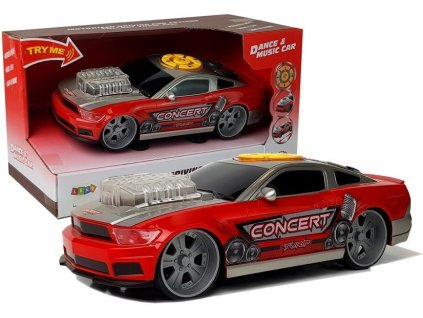 Automobilový DJ s Panelem a Reproduktory Hudba Světla