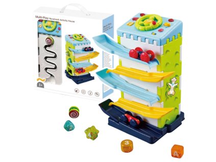 Skluzavkový Vzdělávací Blok s Autíčky Třídič Světla Zvuky