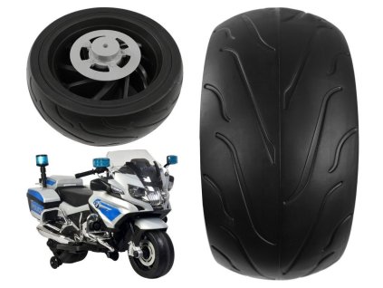 Zadní kolo k akumulátorové motorce BMW R1200, měkké EVA
