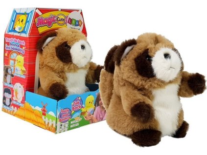 Interaktivní Mluvící Mýval Opakující Slova Plyšový