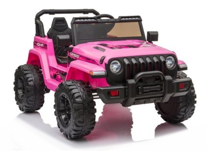 Růžové akumulátorové auto CH9956