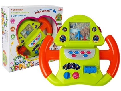 Interaktivní Letový Simulátor Volant Zvukové a Světelné Efekty