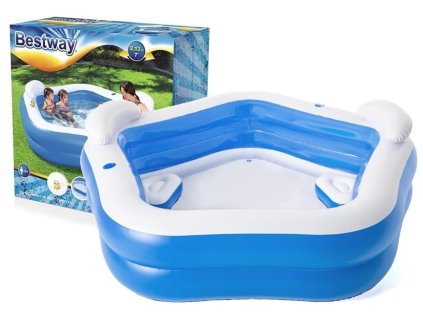 Nafukovací bazén pětiúhelník 213 x 206 x 69 cm Bestway 54153