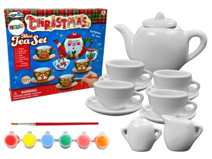 Velká Vánoční Kreativní Sada DIY Malování Porcelánu Dárek