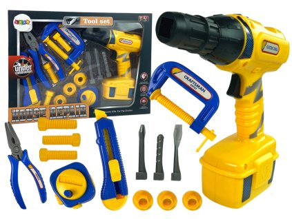 Sada pro malého kutila Akumulátorová vrtačka