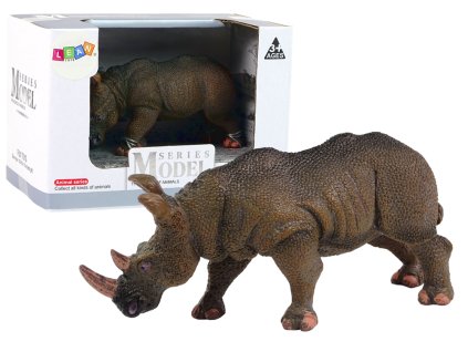 Velká Sběratelská Figurka Nosorožec Zvířata Světa