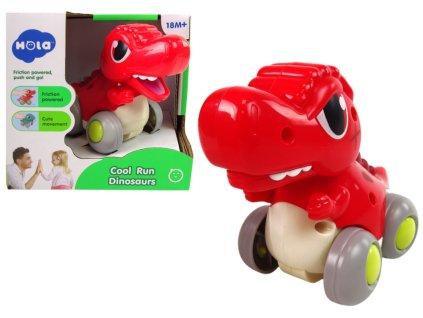 Červený T-Rex na Kolečkách Figurka