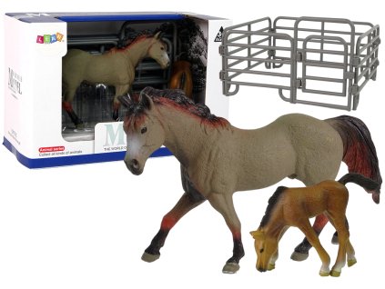 Sada 2 figurek Koně Ohradník Figurka Kůň Plemeno Capricorn