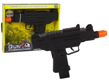 Černá Dětská Pistole s Vibracemi a Zvukem