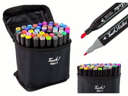 Sada lihových fixů Touch 48 ks s obalem na fixy