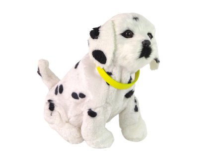 Interaktivní Plyšový Pes Dalmatinště Štěká Pohybuje Ocasem