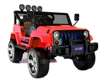 Dětské Auto Na Akumulátor S2388 Jeep Červený 4x45W