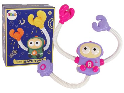 Kosmonautický Krab: Vodní Hračka na Baterie do Koupelny s Vodošplíchem