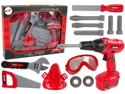 Souprava pro kutila Vrtačka Maska Pilka Brýle