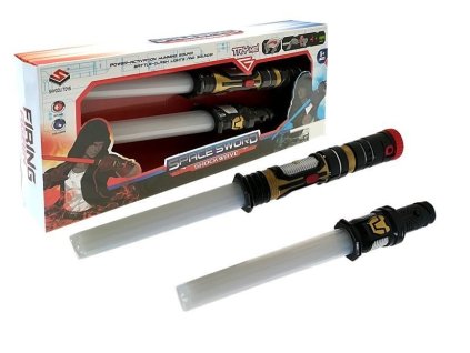 Dvojitý Světelný Meč 2v1 Zvuk Světlo