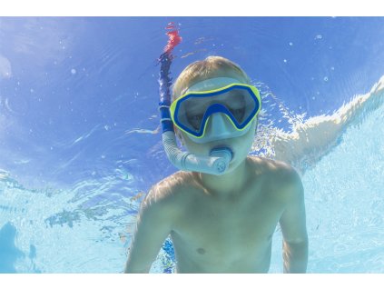 Dětská Sada Na Potápění Modrá Maska, Ploutve, Šnorchl Bestway 25046