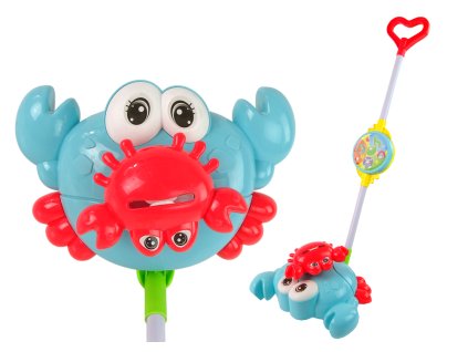 Svítící Krab na Tyči Modrý s Hudbou