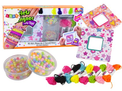 Sada na výrobu bižuterie DIY Náramky z muliny