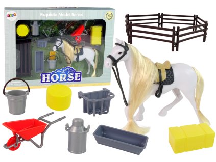 Kůň na Česání - Akcesoria, Ohrada, Seno, Stáj
