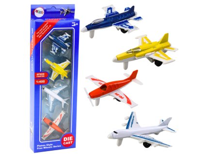 Sada Barevných Proudových Letounů 1:400 4 ks