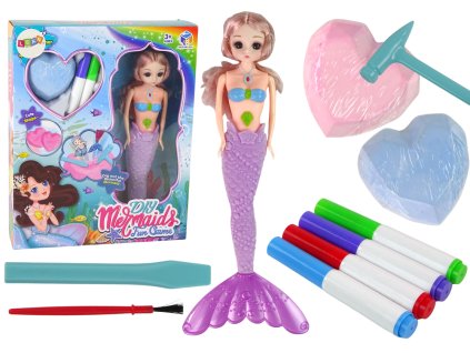 DIY Sada Mořská Panna Fialová Poklady Výkopávky