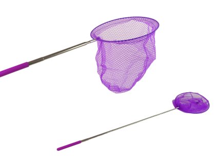 Skládací Teleskopická Síťka na Motýly a Hmyz 85 cm Fialová