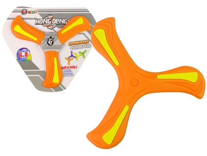 Bumerang Létající Disk Na Házení Oranžový Pro Děti