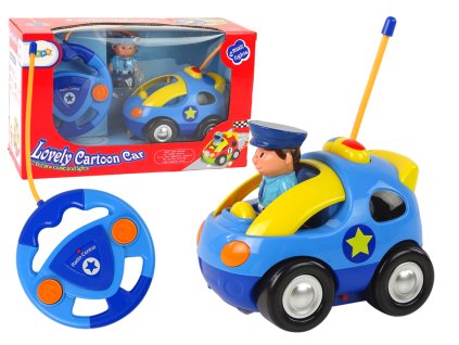 Dětské Auto Policie RC S Ovládáním Světlo Zvuk