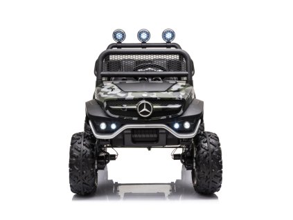 Elektrické vozidlo Unimog S v maskáčovém laku