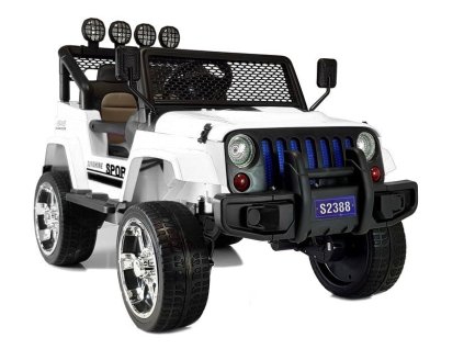 Elektrické Auto na Akumulátor S2388 Jeep Bílý 4x45W