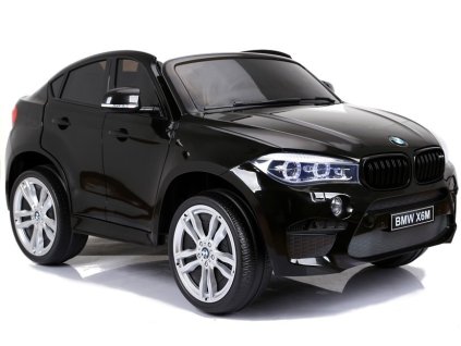 Elektrické Auto na Akumulátor Nové BMW X6M Černé Lakované