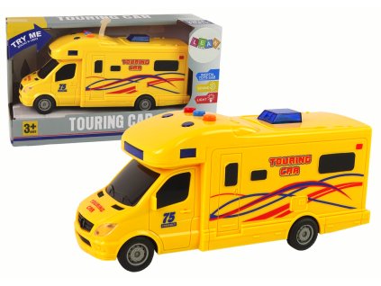 Auto Camper Výlet Tření Pohon Zvuk Světla