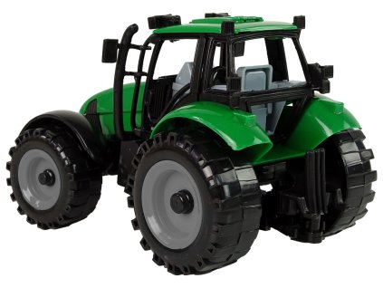 Traktor Ideální Farma Zelená Červená Otevírací Kapota