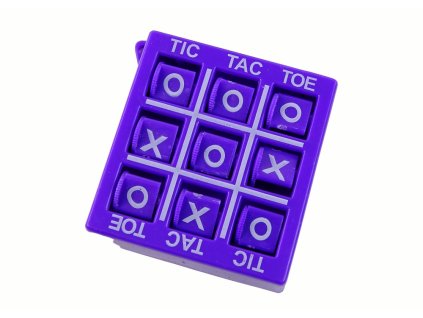 Fialová hra piškvorky 4,5 cm