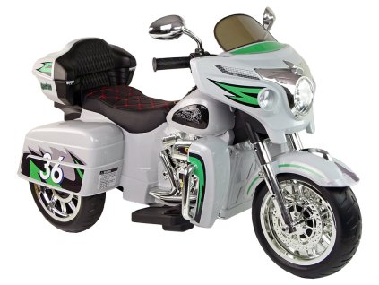 Akumulátorová Tříkolka Goldwing Šedá