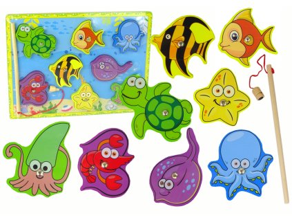 Dřevěná Sada Pro Lov Mořských Zvířat