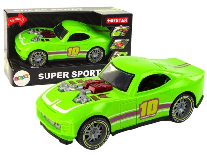 Sportovní auto 1:14 Zelené, Zvuky, Světla