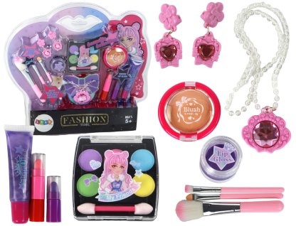 Sada Krása Kosmetika Šperky Make-up 18 Ks
