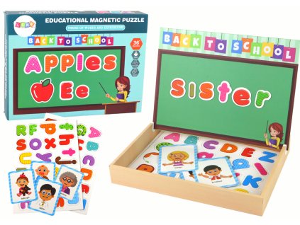 Sada Vzdělávacích Magnetických Puzzle S Multifunkční Tabulí