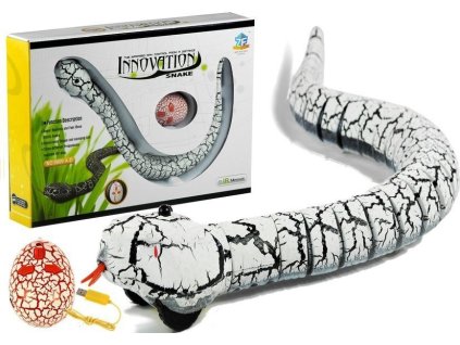 Bílý Had Ovládaný Infračerveným Dálkovým Ovladačem