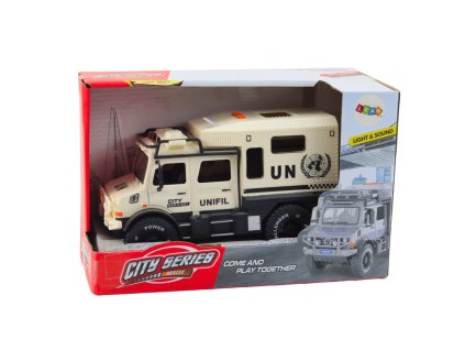 Terénní Vozidlo Městská Služba Otevírací Dveře Zvuk Světla