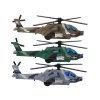 Vojenská helikoptéra Hliníkový vrtulník Mix Zvuk Světla