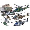 Vojenská helikoptéra Hliníkový vrtulník Mix Zvuk Světla