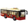 Městský Autobus na Baterie Světla Zvuky Červený 1:16