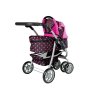 Kočárek Golfky 2v1 s Taškou Gondola Černo-Růžový