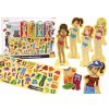 Magnetické Puzzle Panenky Stylování Oblečení 65 Kusů