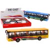 Městský Autobus S Frikčním Pohonem 15cm Kovový