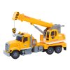 Nákladní Auto Žlutý Jeřáb S Třecím Pohonem Světelné a Zvukové Efekty