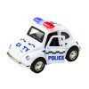 Klasické Policejní Auto 1:38 Pohon Světla Zvuky Bílá